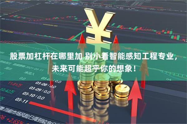 股票加杠杆在哪里加 别小看智能感知工程专业，未来可能超乎你的想象！